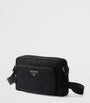 Prada Re-Nylon Saffiano Leather-Trim Shoulder Bag