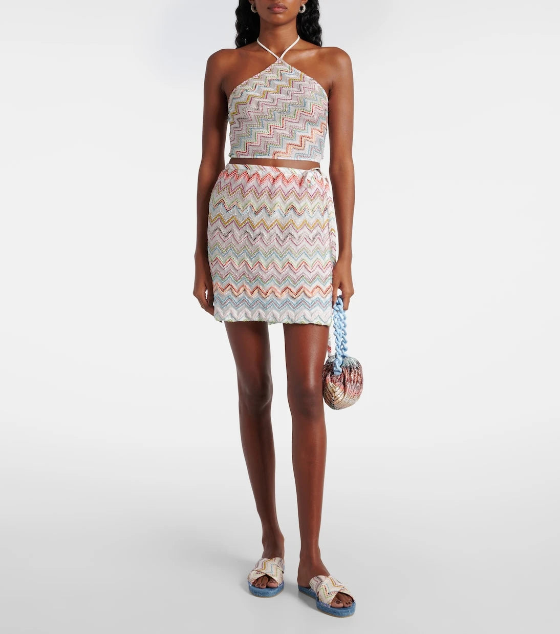 Missoni - Zigzag lamé top