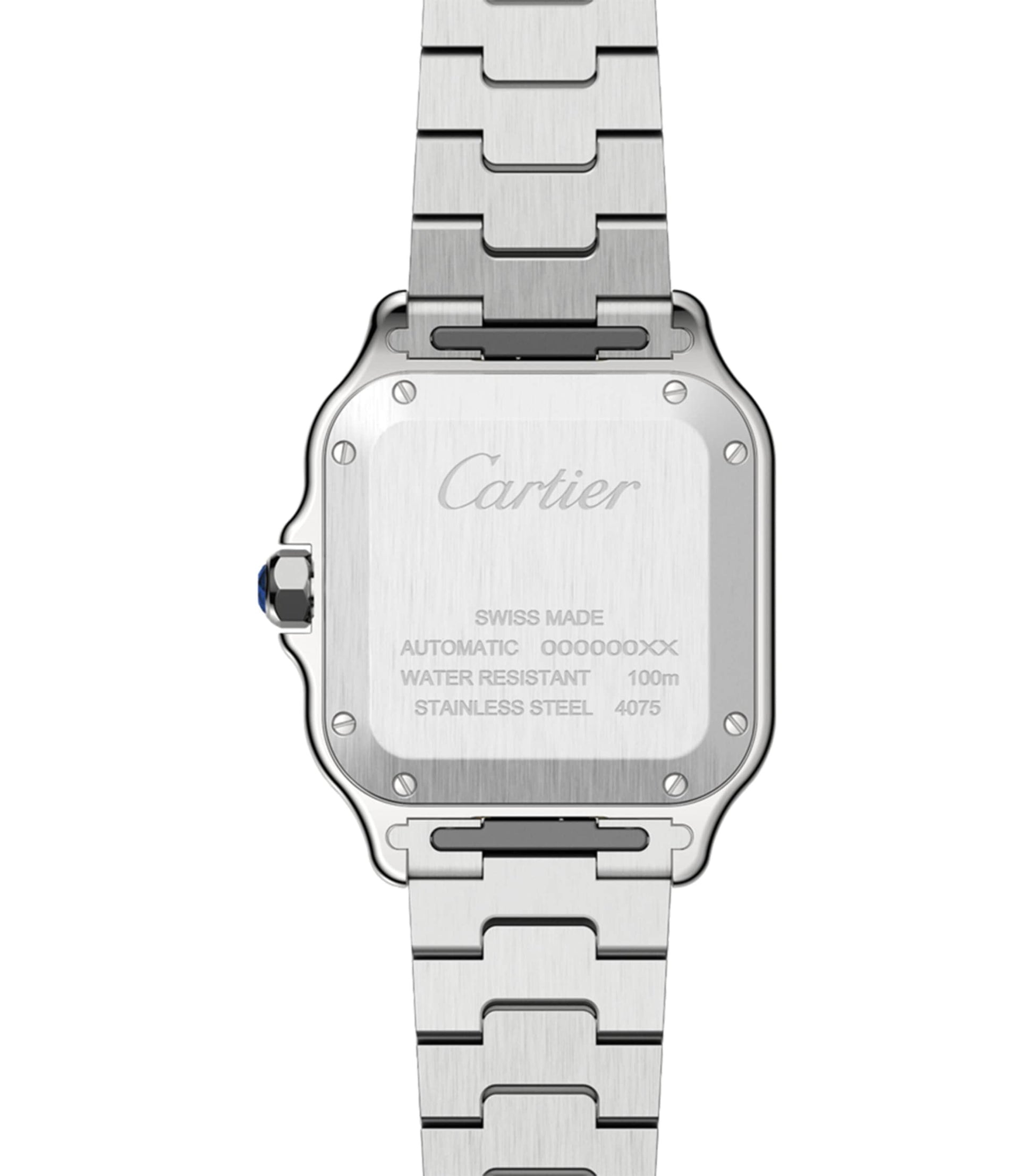 Yellow Gold and Stainless Steel Santos de Cartier Watch 35.1mm