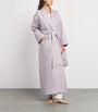 Pink Silk Daisy Medallion Jacquard Robe