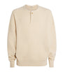 Virgin Wool Henley Sweater