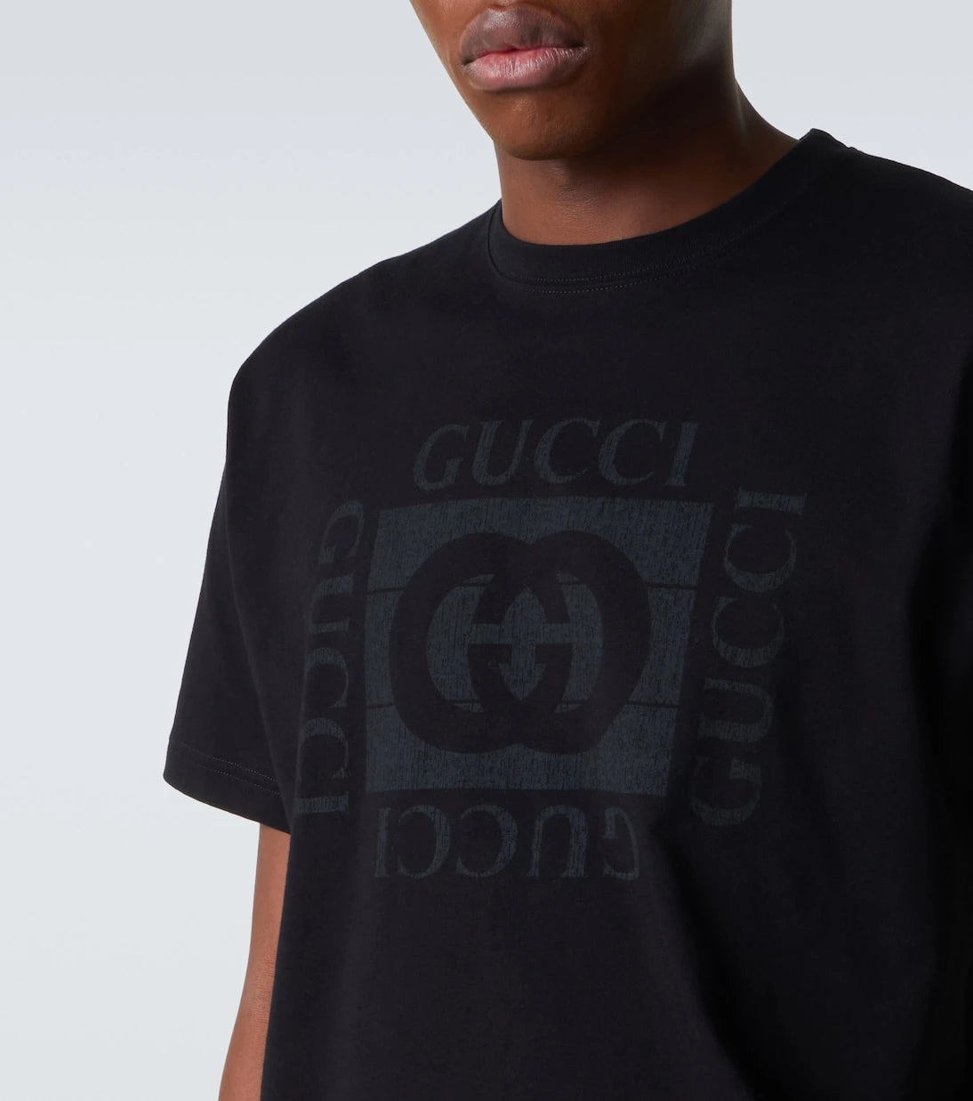 Gucci - Interlocking G pamuklu jarse tişört