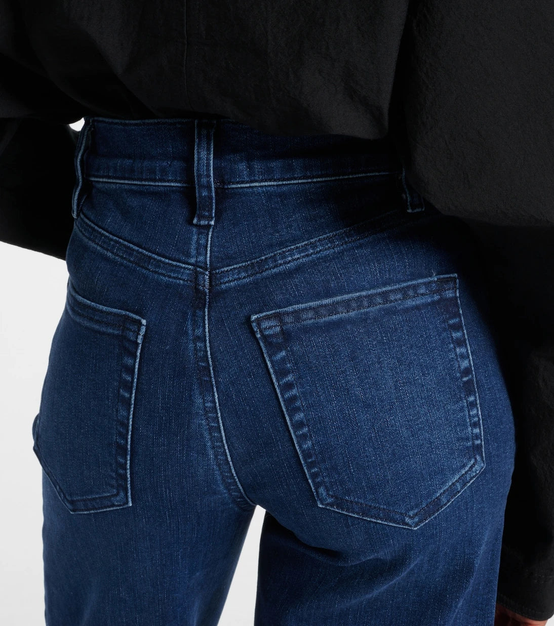Frame - بنطلون جينز Le Slim Palazzo بقصة أرجل واسعة