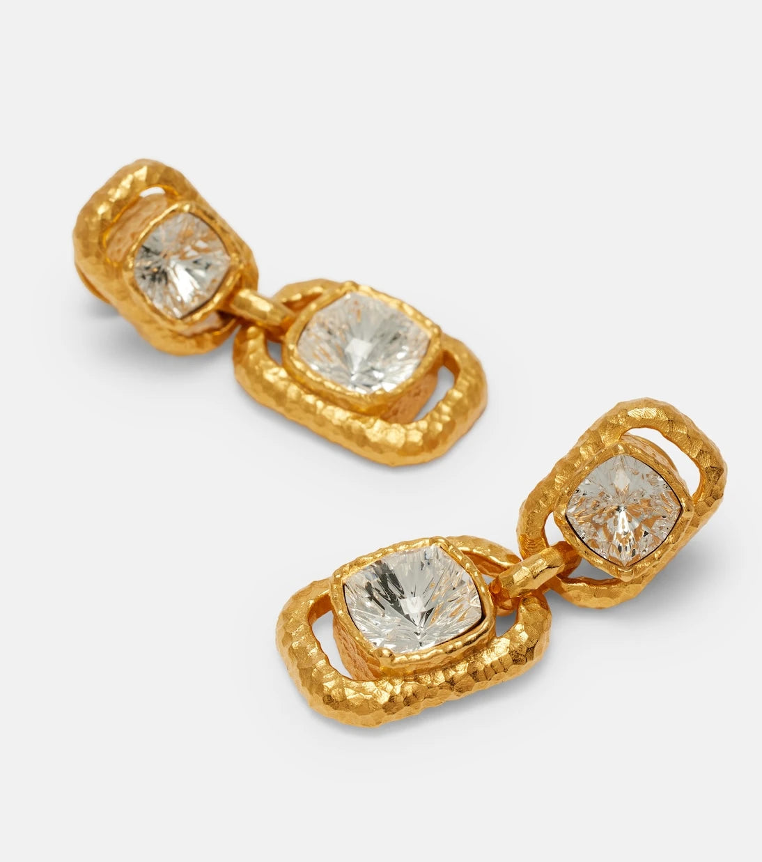 Oscar de la Renta - Crystal-embellished drop earrings