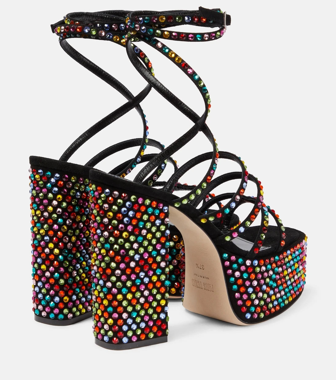 Paris Texas - Holly Evita embellished leather sandals