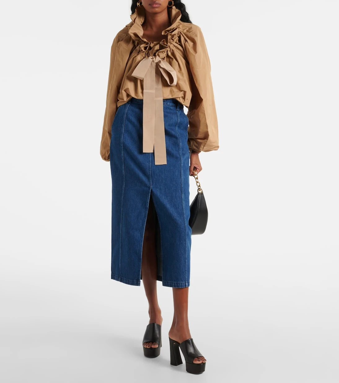 Patou - Denim maxi skirt