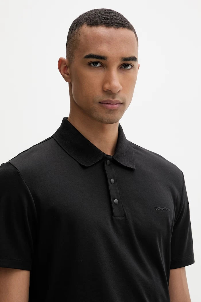 Calvin Klein Тениска с яка мъжка с памук