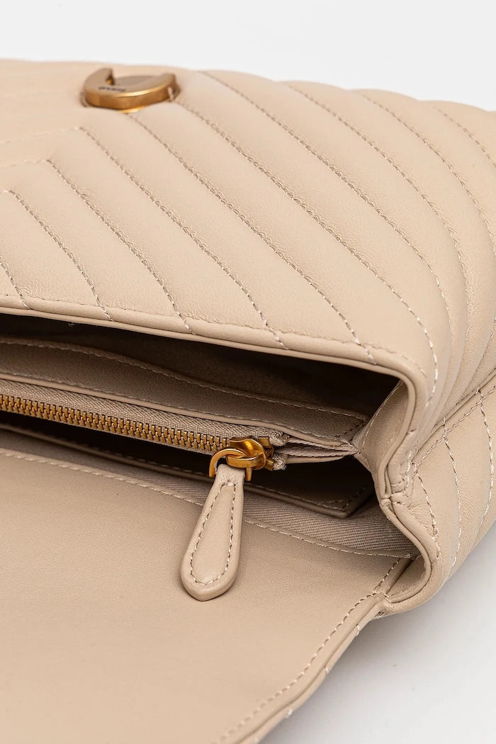 Pinko kadın deri crossbody çanta