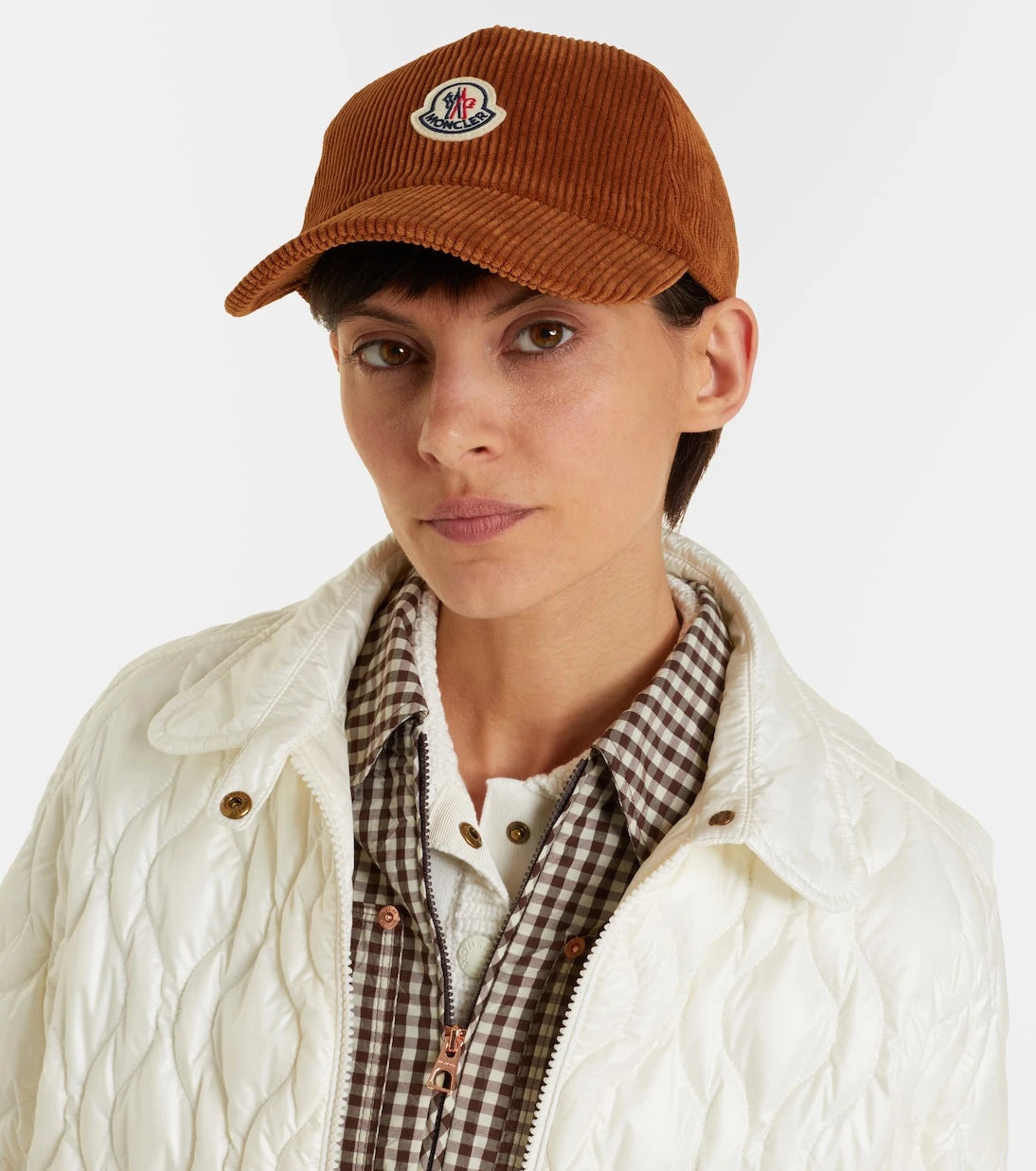 Moncler - Logo corduroy baseball cap