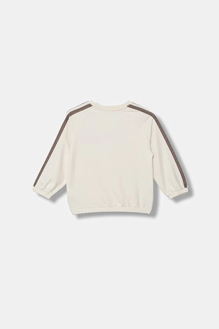 United Colors of Benetton çocuk pamuklu sweatshirt