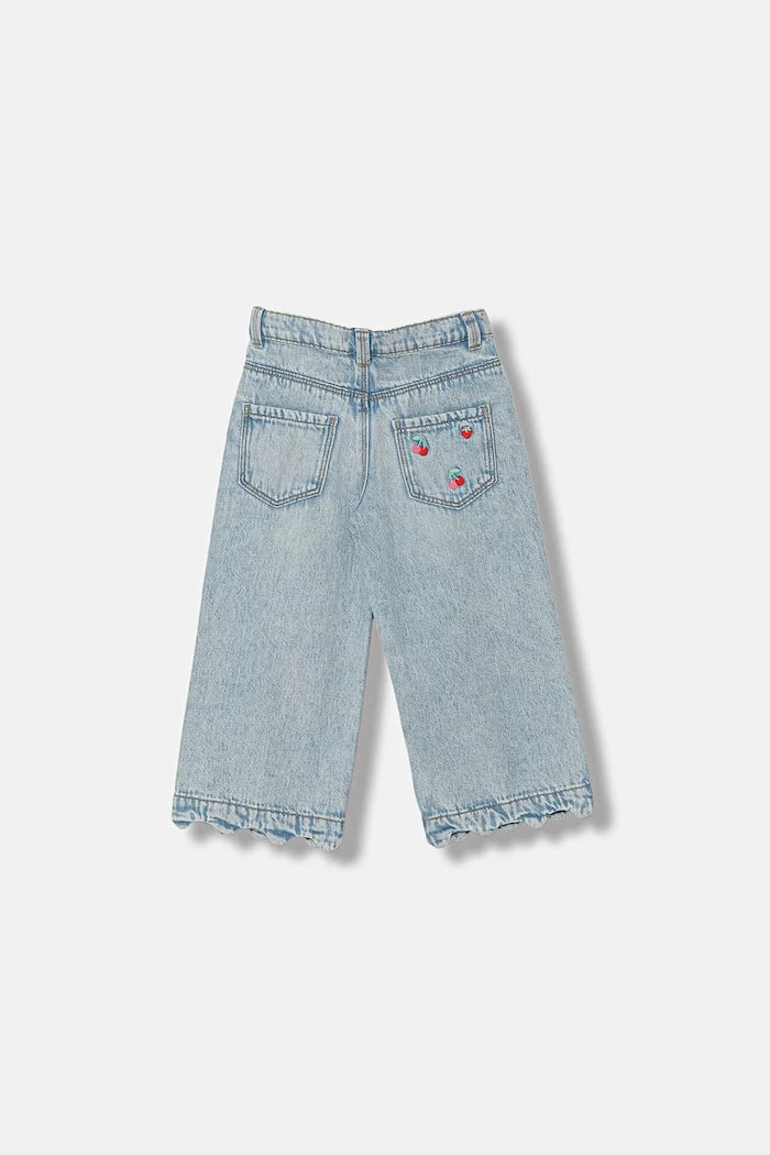 United Colors of Benetton çocuklar için wide leg jean