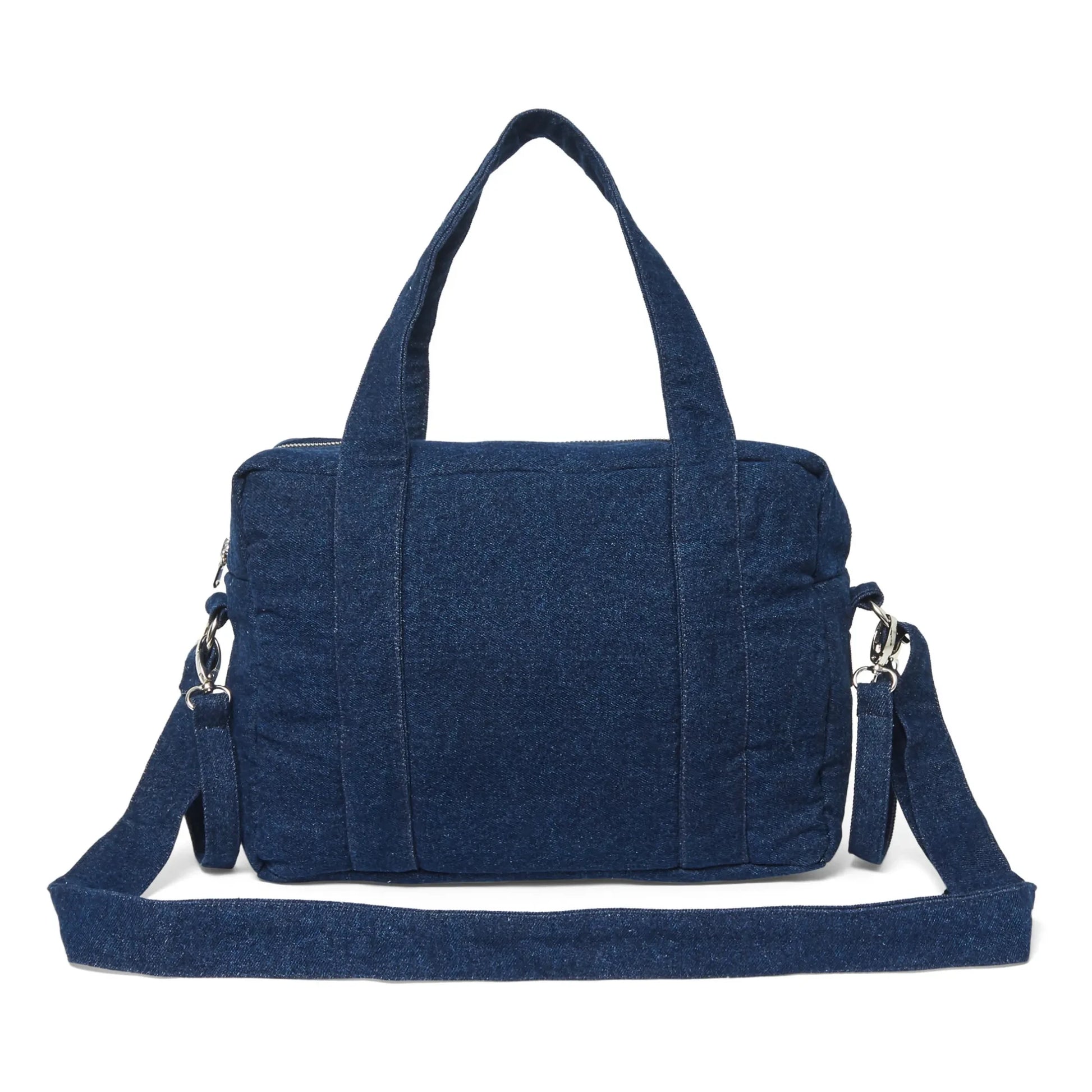 rivedroite - Mini Darcy Upcycled Denim Changing Bag | Denim brut
