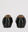 Stuart Weitzman Black Leather Brooks Loafers