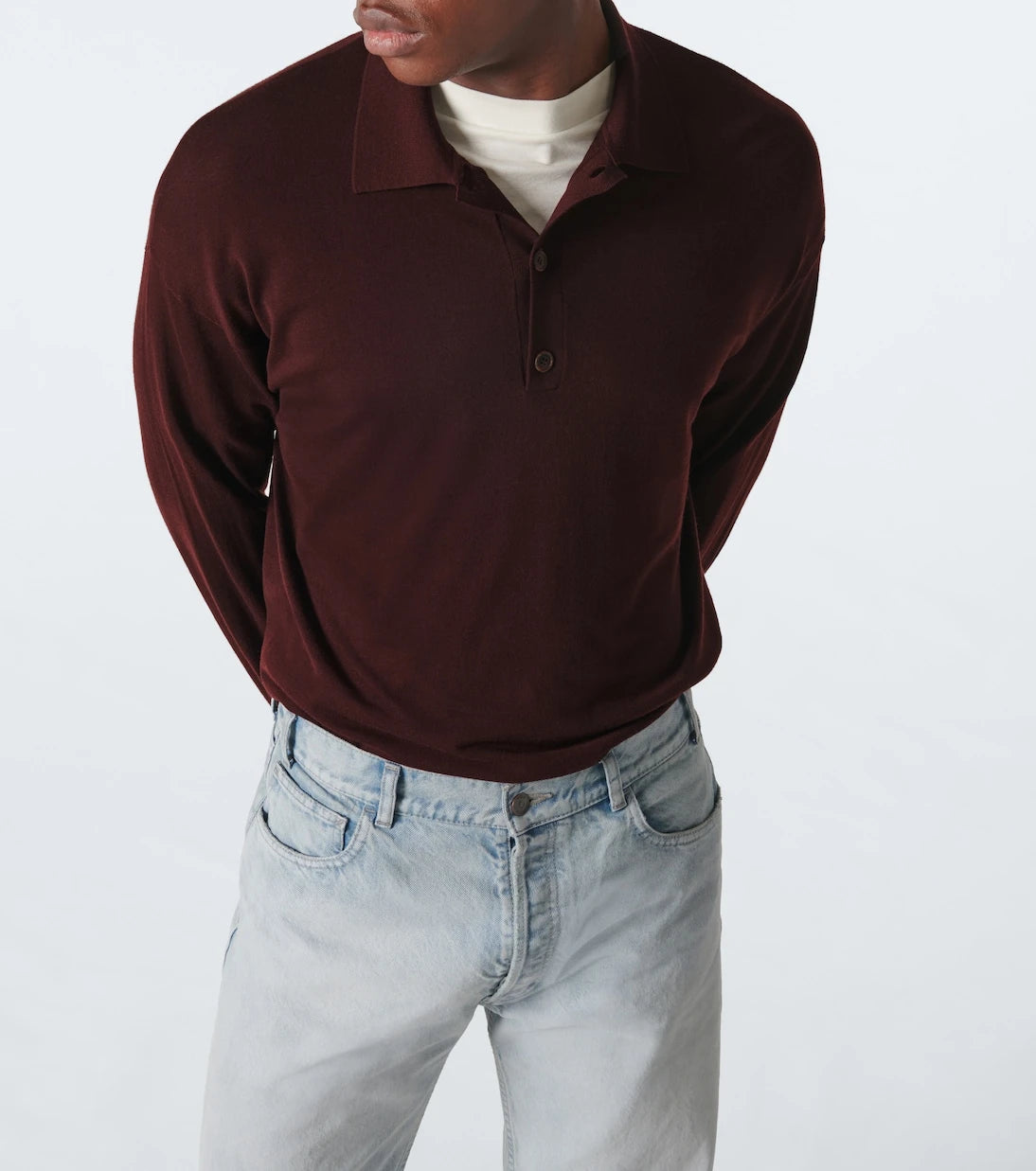 The Row - Miso wool polo sweater