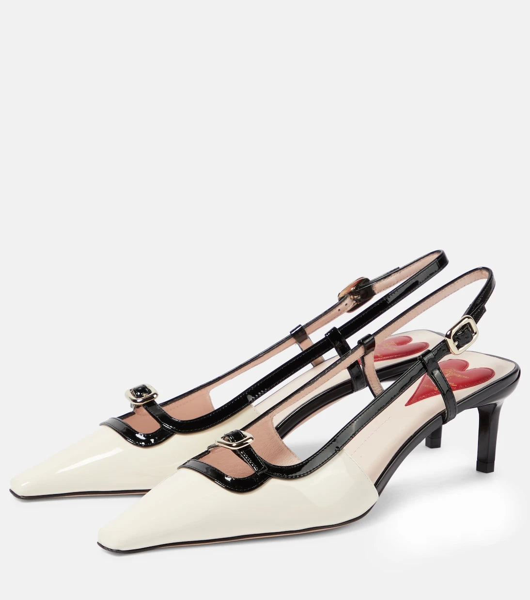 Roger Vivier - Viv’ Canard patent leather slingback pumps