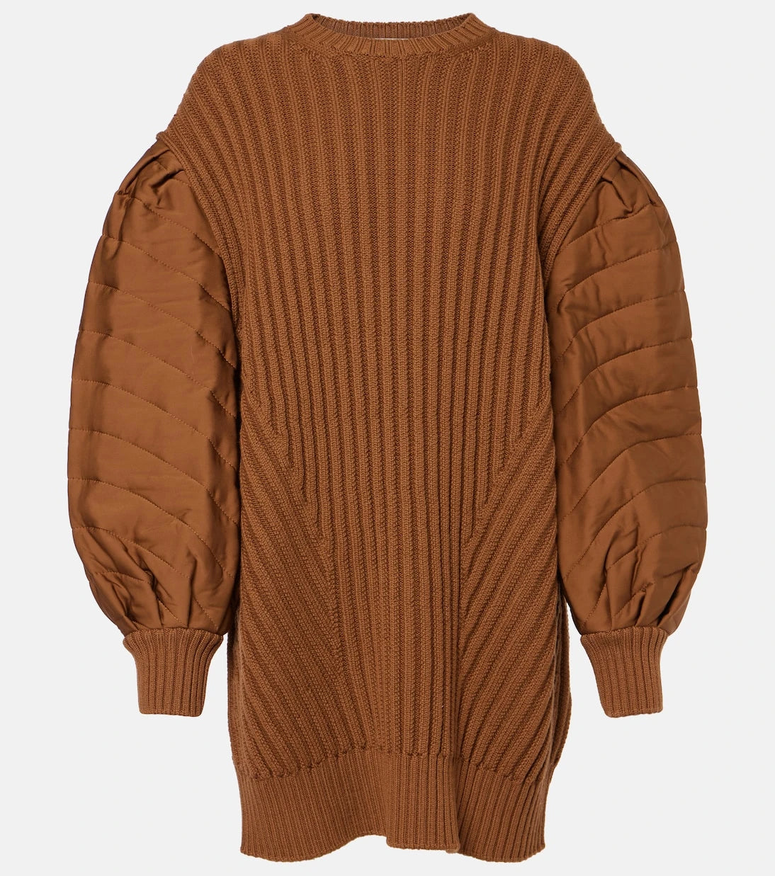 Max Mara - Ottuso ribbed-knit virgin wool minidress