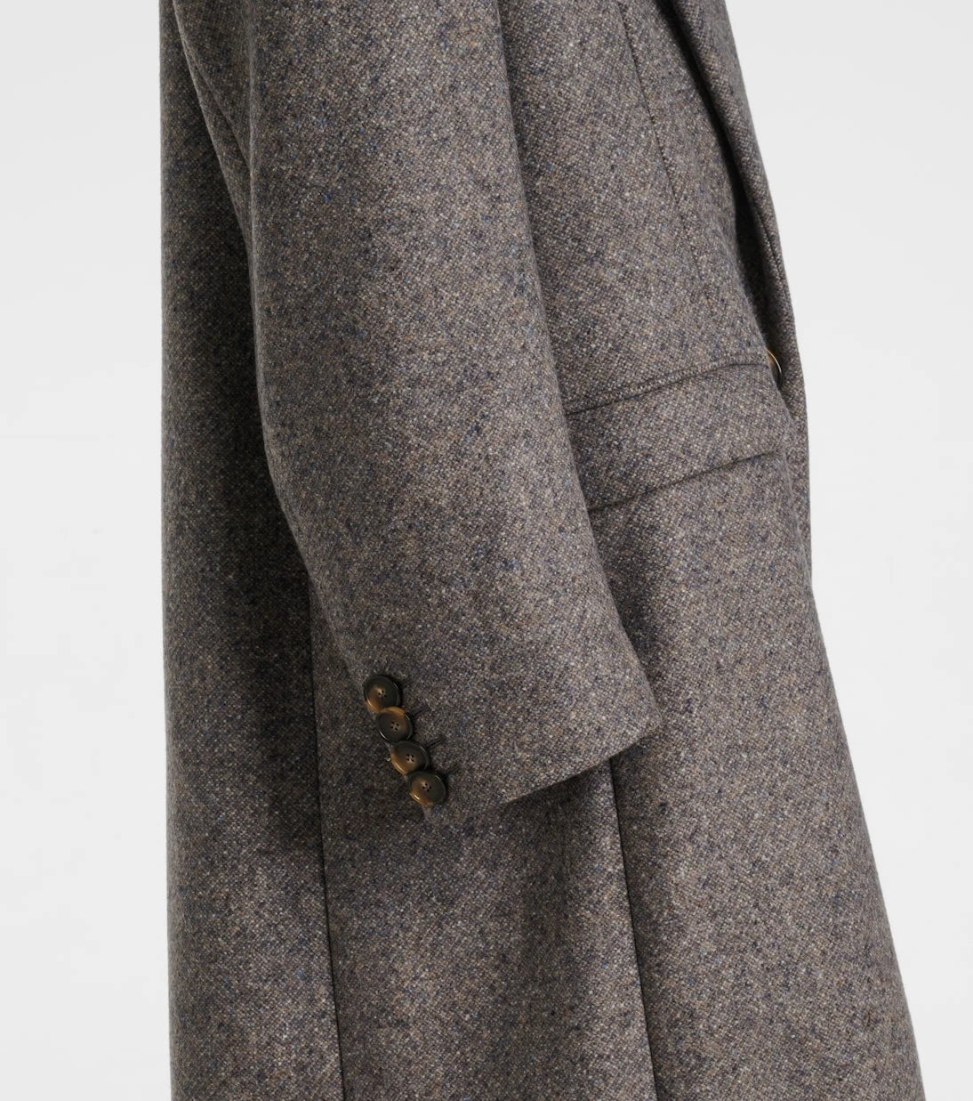 Stella McCartney - Double-breasted wool and silk-blend coat