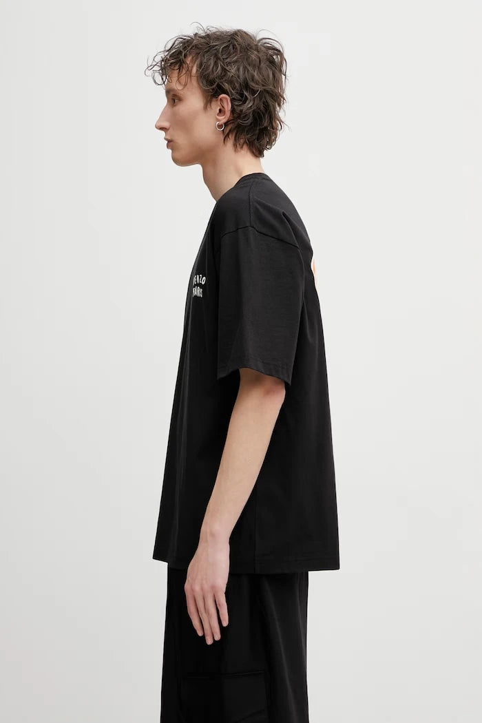 Kenzo erkek pamuklu tişört GOTS KENZO BOKE HEART OVERSIZE