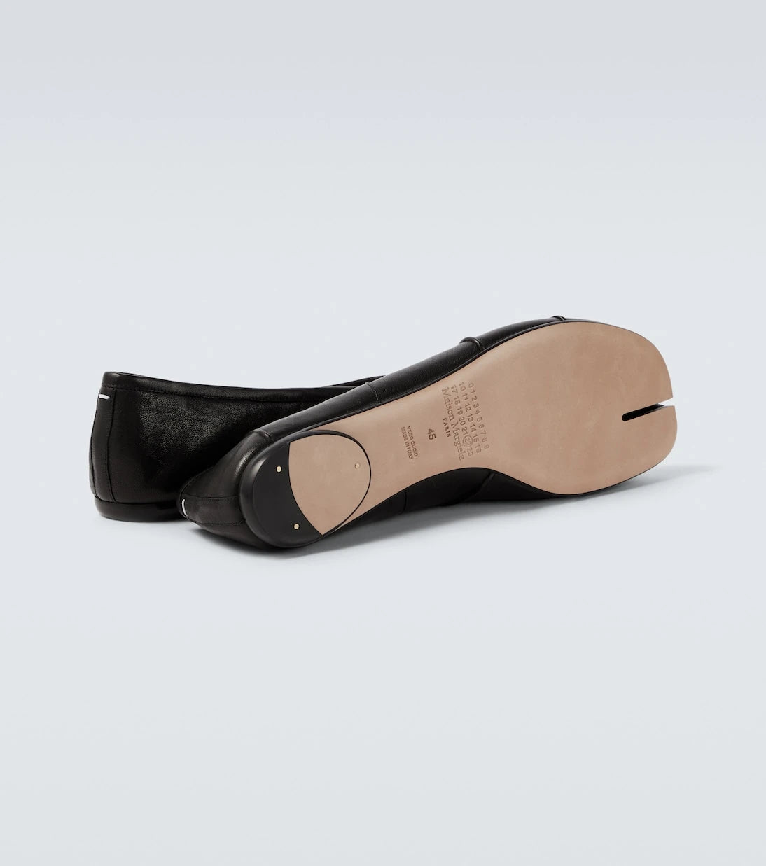 Maison Margiela - Tabi leather ballet flats