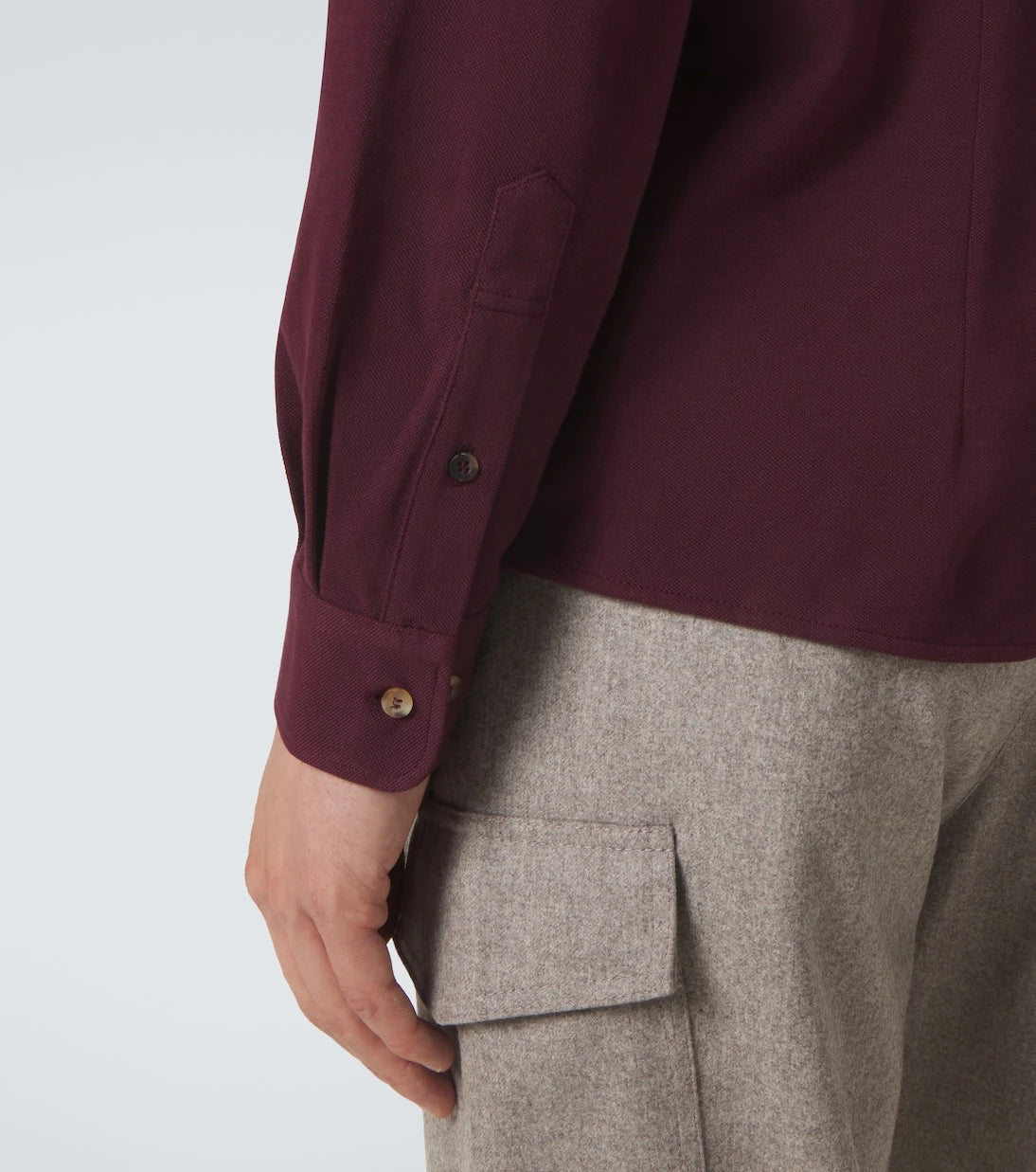 Brunello Cucinelli - Cotton piqué shirt