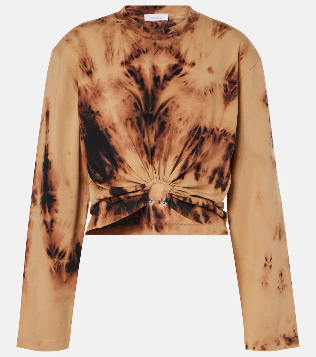 Rabanne - Tie-dye cotton jersey T-shirt