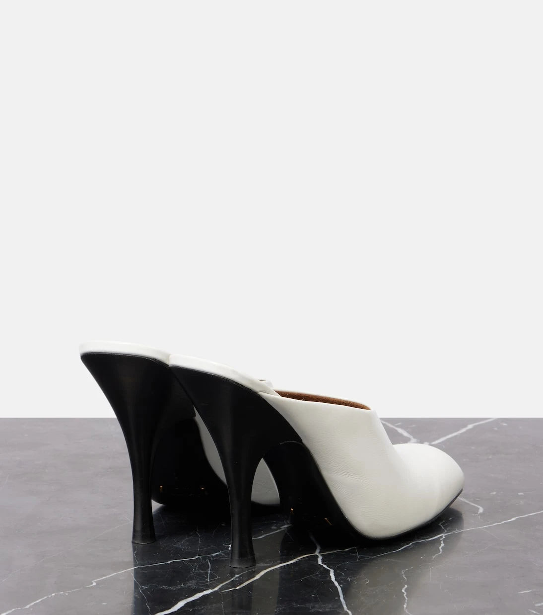 Khaite - Colt 100 leather mules