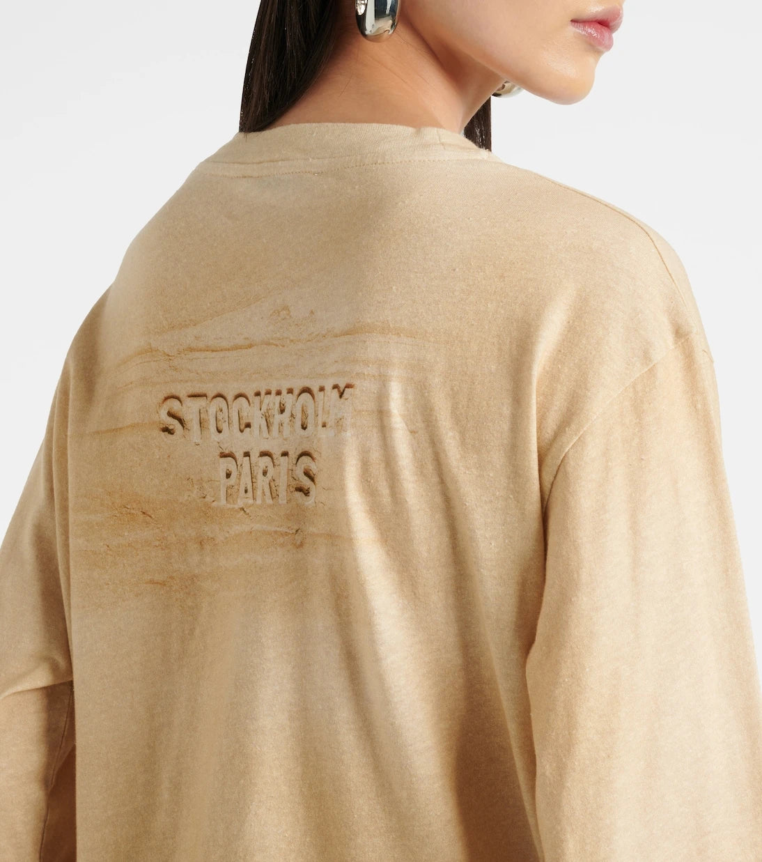 Acne Studios - Logo distressed cotton jersey T-shirt