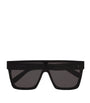 Saint Laurent Black Rectangular Sunglasses
