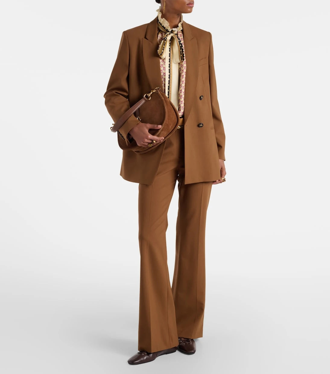 Etro - Wool-blend bootcut pants