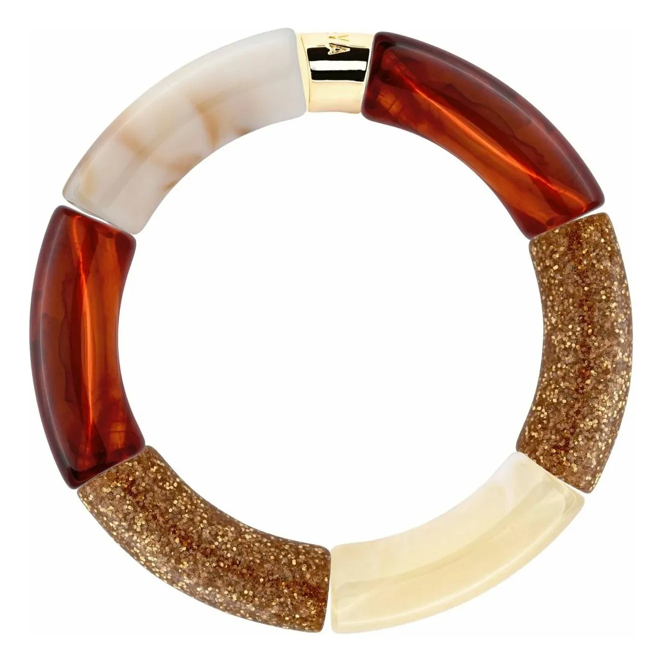 Parabaya - Terra-Ouro Trio Bracelets | Brown