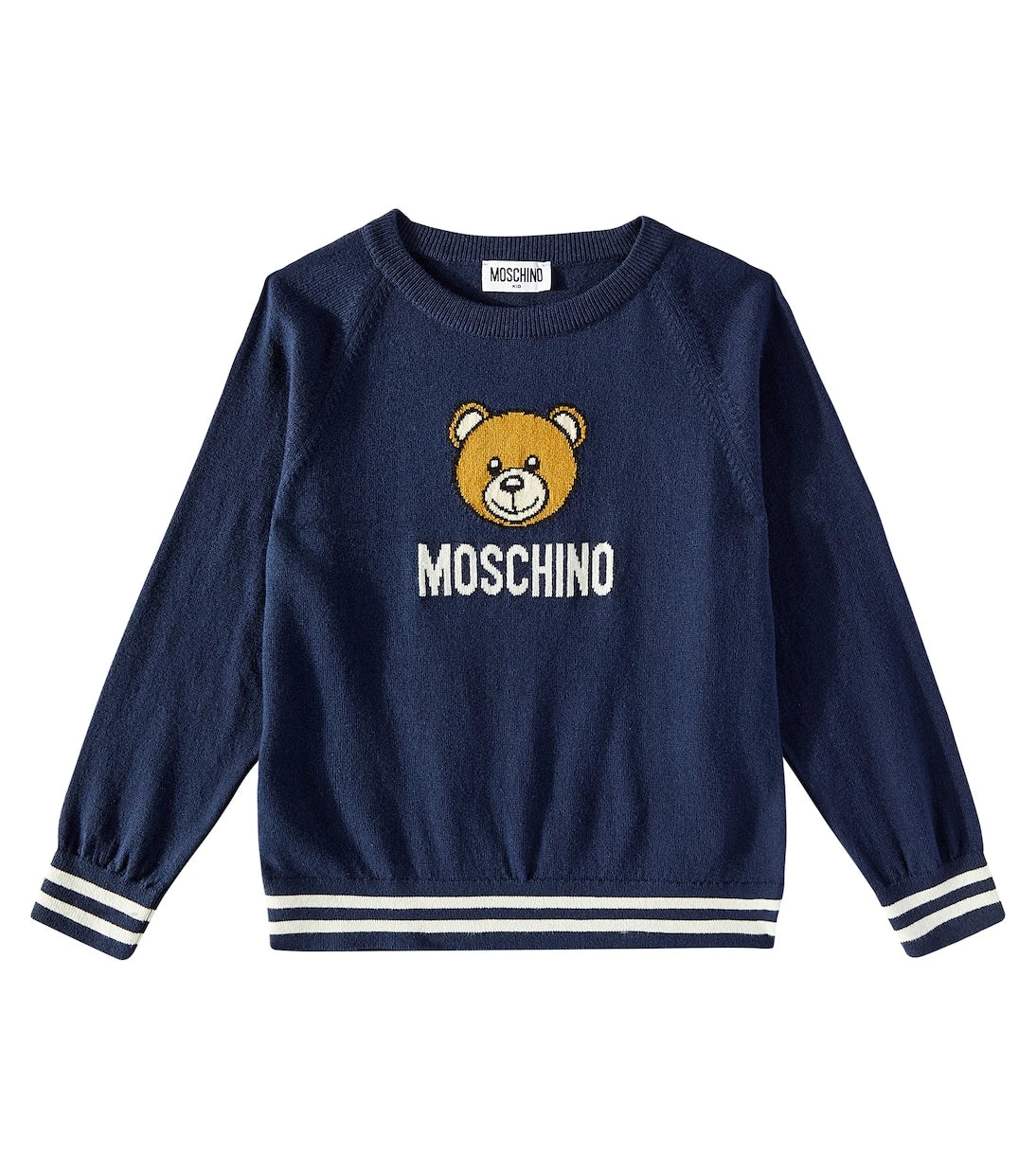 Moschino Kids - Teddy Bear cotton and wool sweater