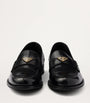 Brushed Leather Loafers