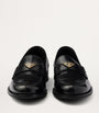 Brushed Leather Loafers