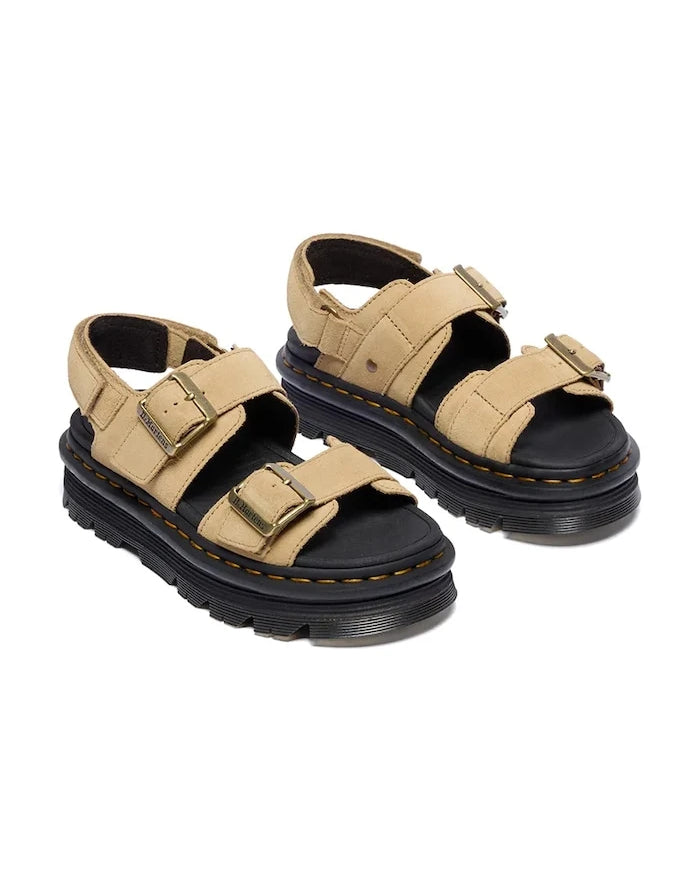 Dr. Martens Kadın Süet Platform Sandalet ZebZag Sandal