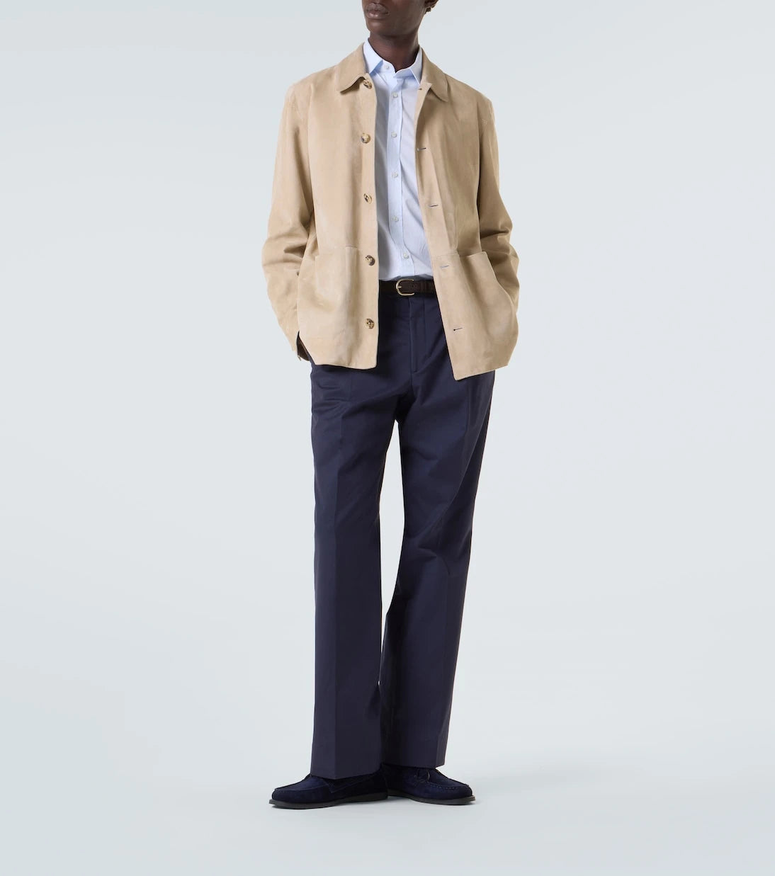 Saman Amel - Amo cotton and cashmere straight pants