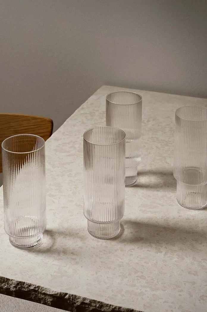 Комплект чаши ferm LIVING Ripple 300 ml (4 броя)