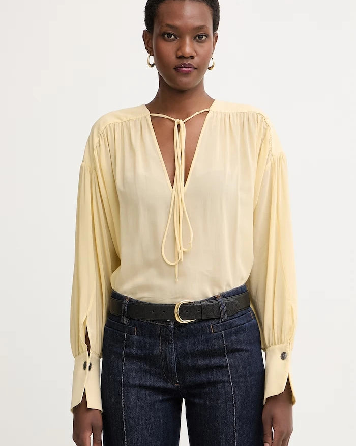Pinko viskozlu kadın bluzu