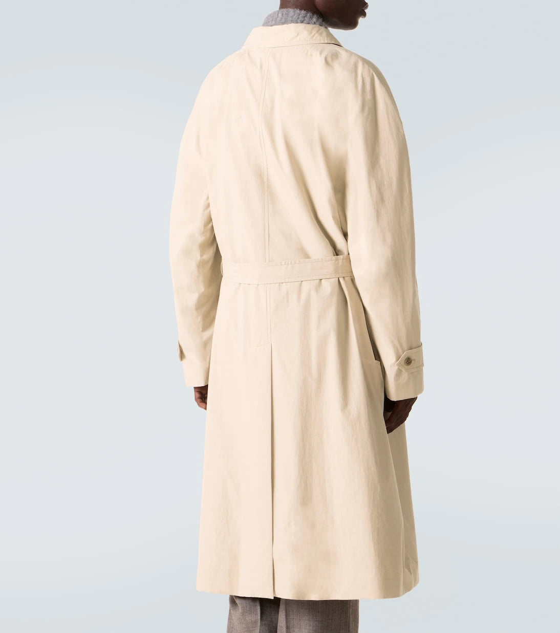 Miu Miu - Logo cotton gabardine trench coat