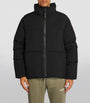 Black Lawrence Puffer Jacket