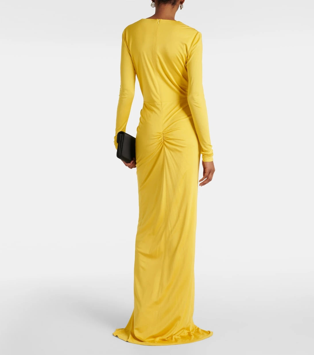 Costarellos - Brienne gathered jersey gown