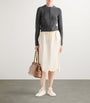 Prada Yellow Silk Habutai Skirt