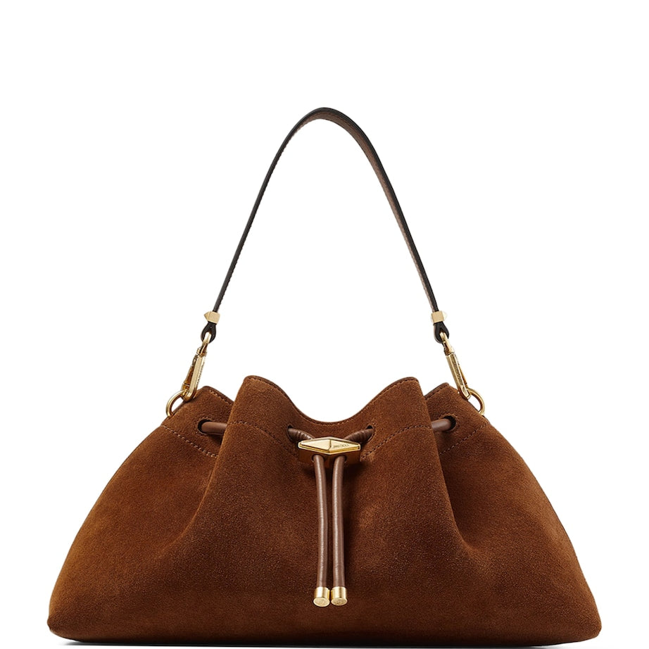 Jimmy Choo Multi Medium Suede Cinch Bucket Bag