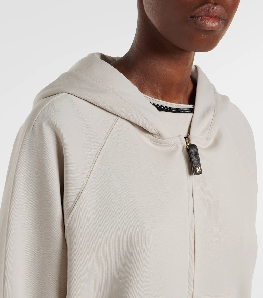 'S Max Mara - Alma cotton-blend hoodie