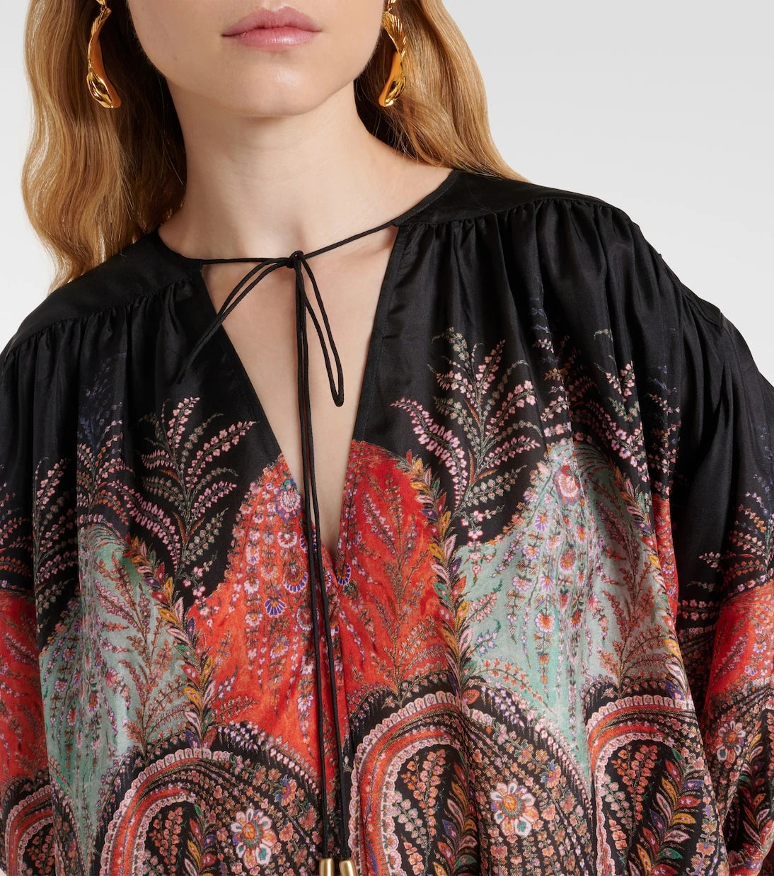 Zimmermann - Rhiannon ruffled silk top