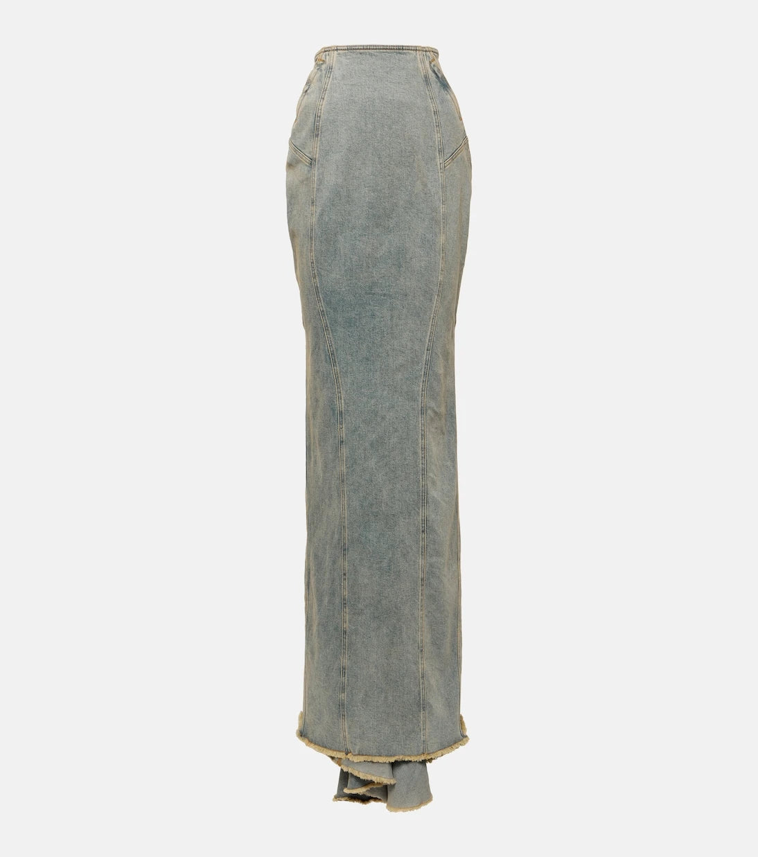 Entire Studios - Caudal Fin paneled denim maxi skirt