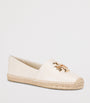 Leather Eleanor Espadrilles CREAM