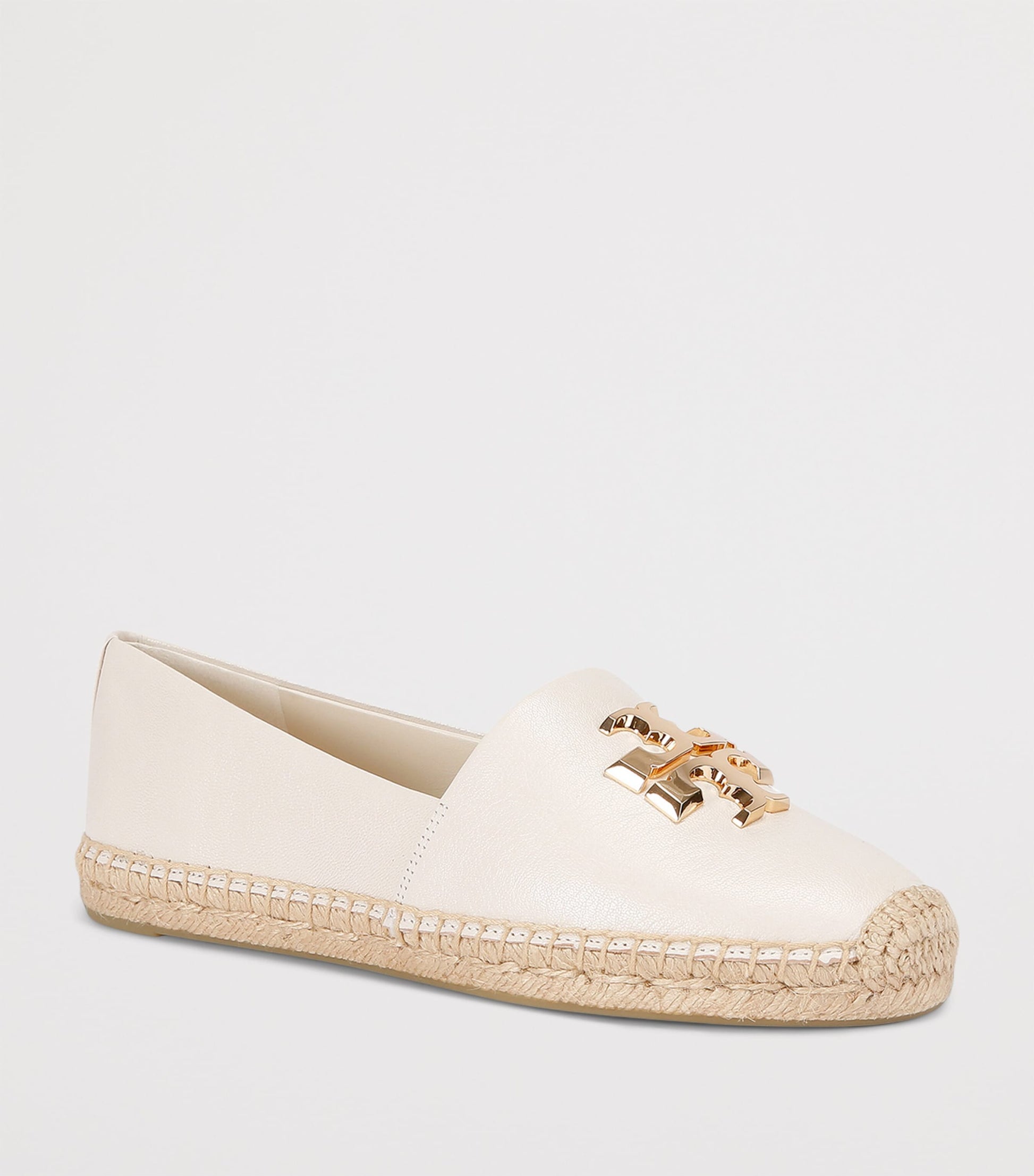 Leather Eleanor Espadrilles CREAM