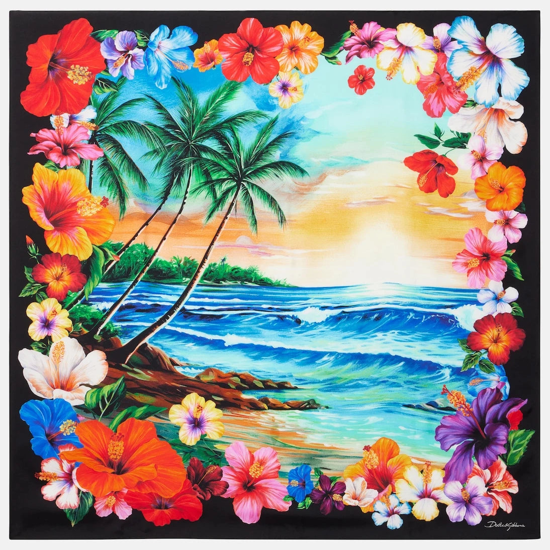 Dolce&Gabbana - Printed silk twill scarf