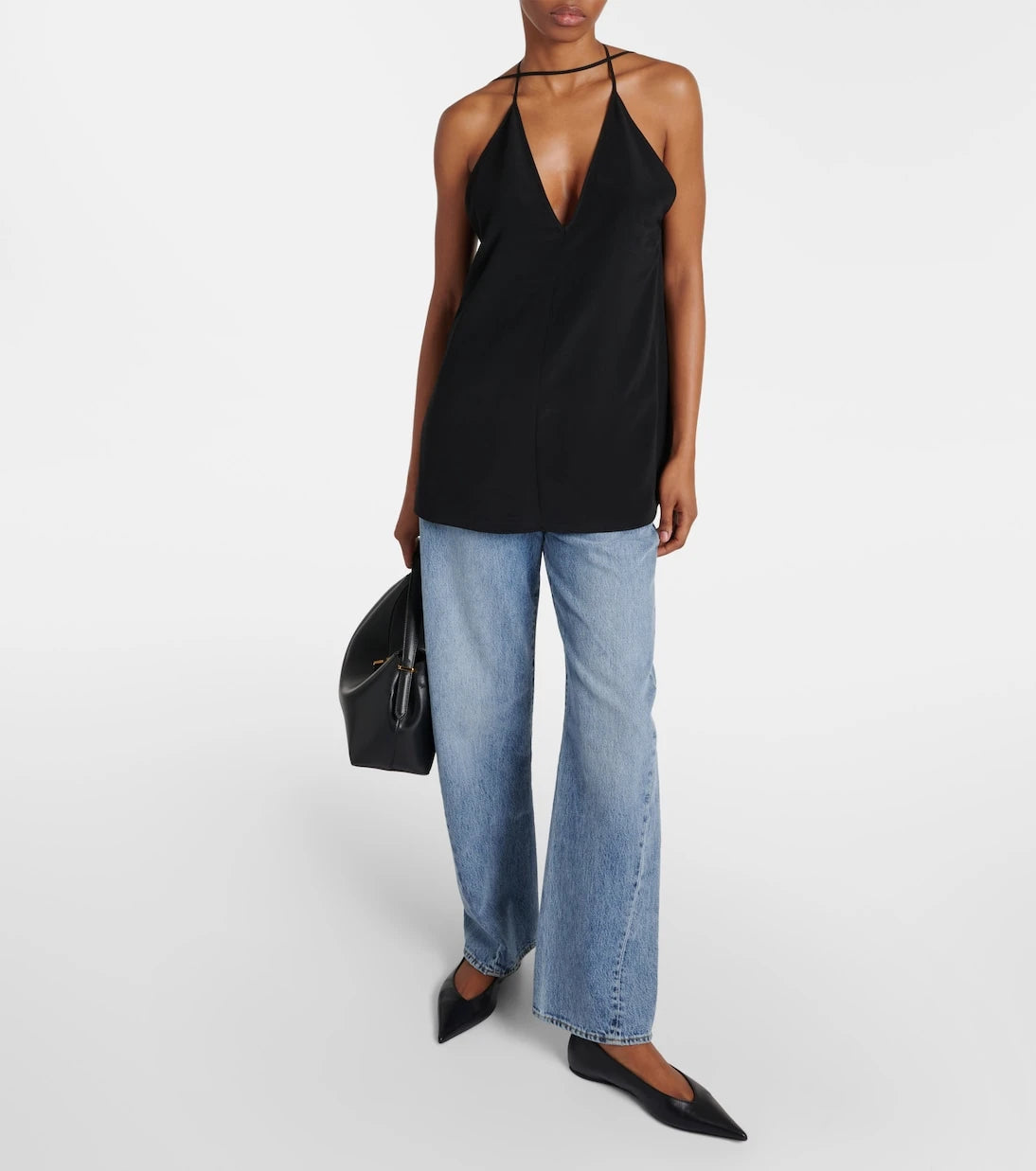 Toteme - Halterneck silk top