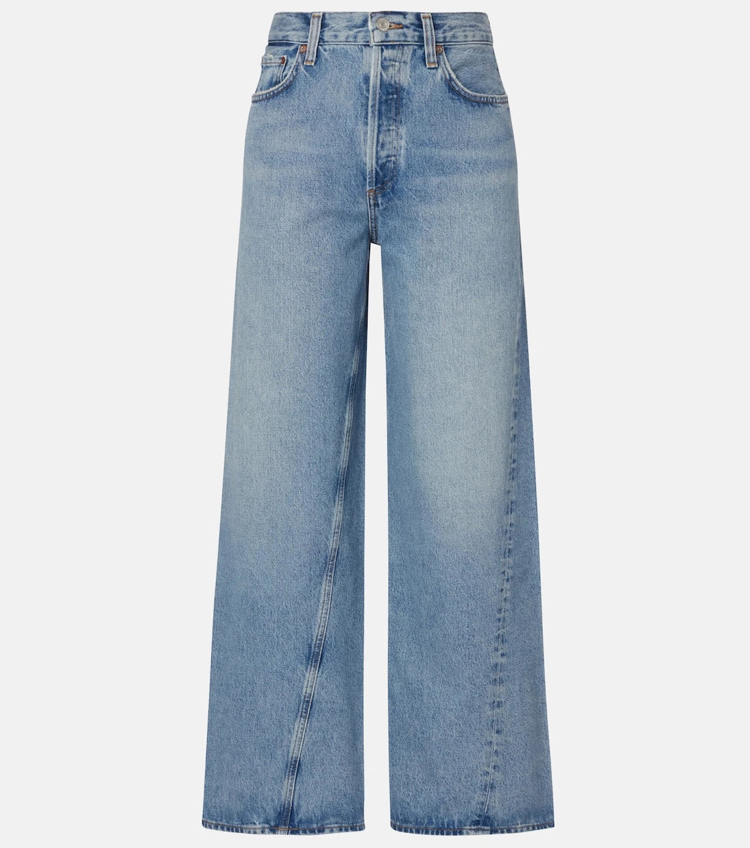 Agolde - Twist low-rise wide-leg jeans